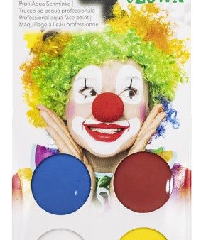 Happy Clown Schminkset 4-teilig Online Hot Sale