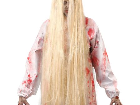 Horror Zombie Geister Perücke blond Cheap