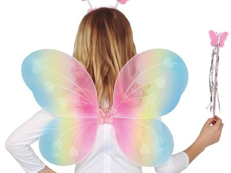 Regenbogen Schmetterling Fee Set Online Sale