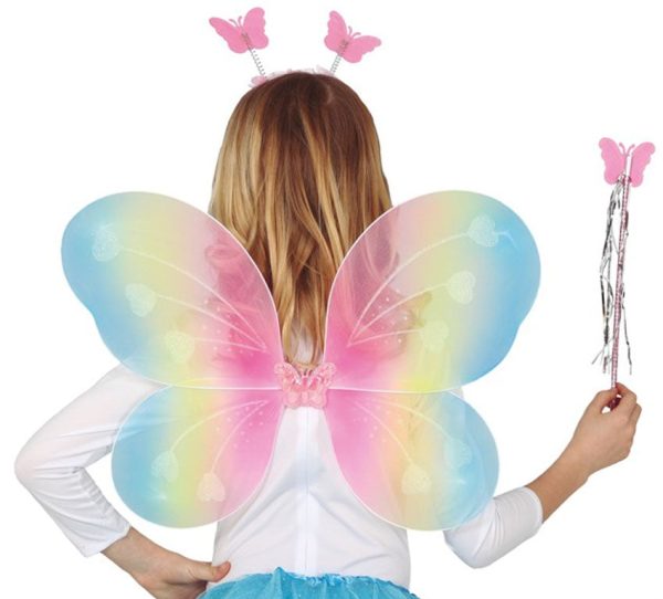 Regenbogen Schmetterling Fee Set Online Sale