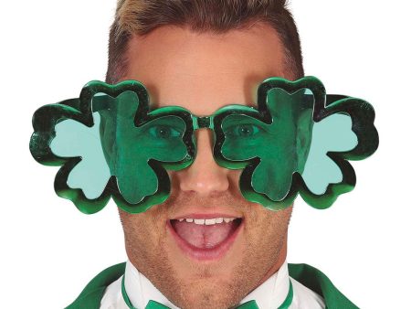 St. Patrick´s Day Kleeblatt Brille XXL Cheap