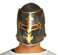 Ritterhelm für Herren silber-gold Hot on Sale