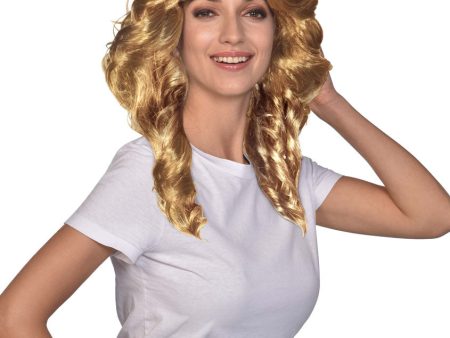 70er Jahre Popstar Perücke für Damen blond For Discount