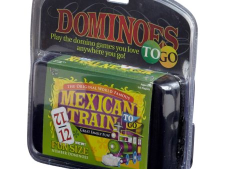 Mexican Train Dominoes To-Go (Blister Pack) Supply