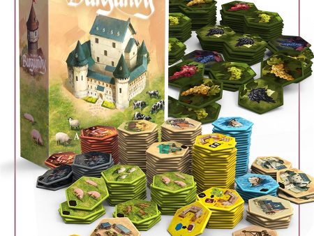 The Castles of Burgundy: Special Edition – Acrylic Hexes Tiles Cheap