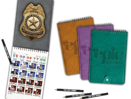 Tiny Epic Crimes: 4 Pack Detective Notebooks Supply