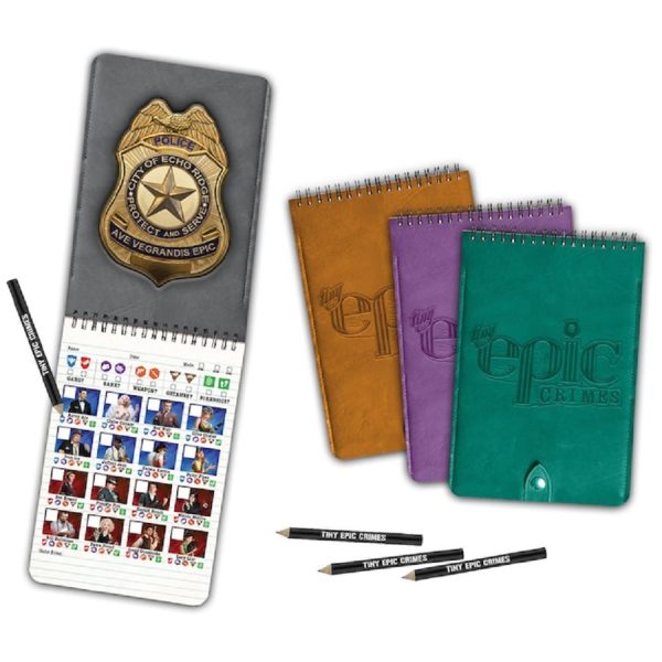 Tiny Epic Crimes: 4 Pack Detective Notebooks Supply