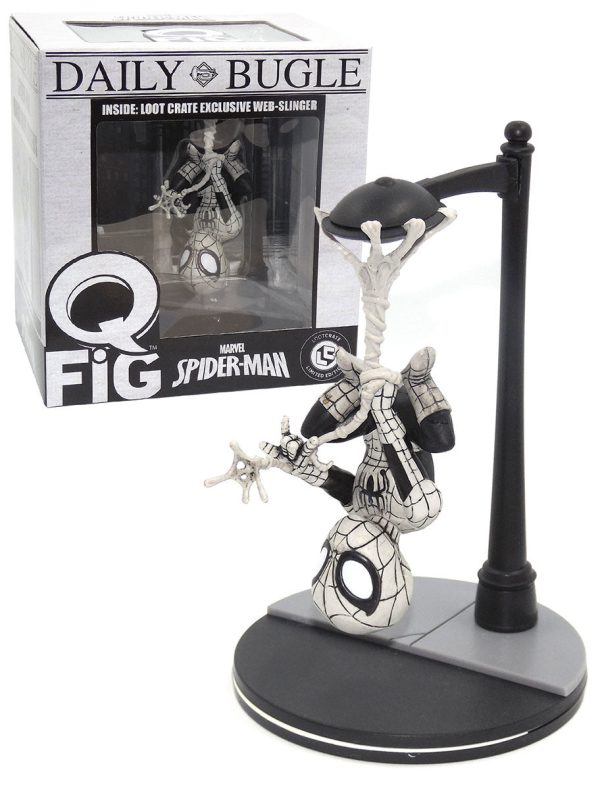 SPIDER-MAN: DAILY BUGLE (BLACK & WHITE) - Q-FIG-2017-EXCLUSIVE Online now