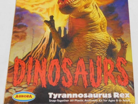 DINOSAURS: TYRANNOSAURUS REX (DAMAGED BOX) - MODEL KIT-AURORA-2000 Online Sale