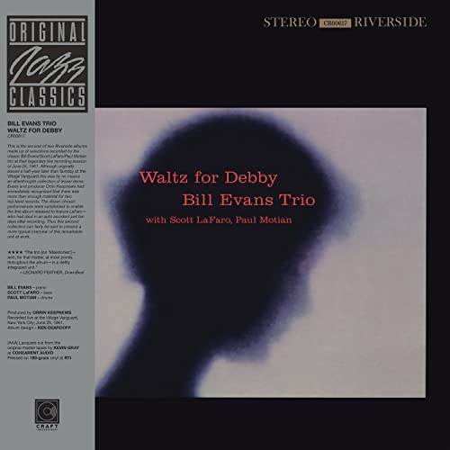 BILL EVANS - WALTZ FOR DEBBY (ORIGINAL JAZZ CLASSICS SERIES) (VINYL) Online Hot Sale